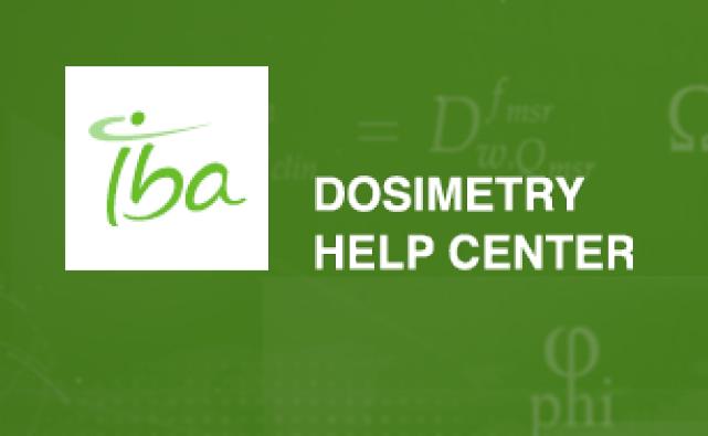 IBA Dosimetry popup product header physics logo